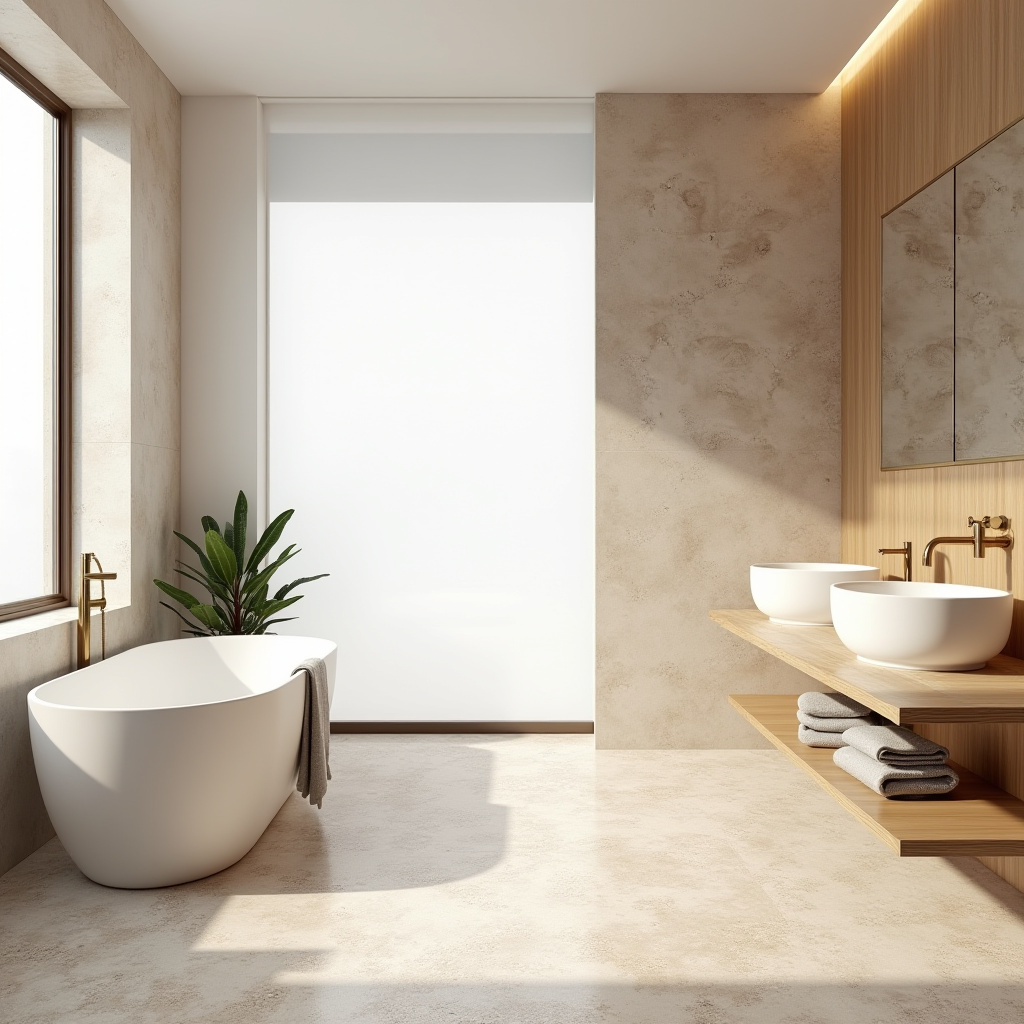 modern beige bathroom 13