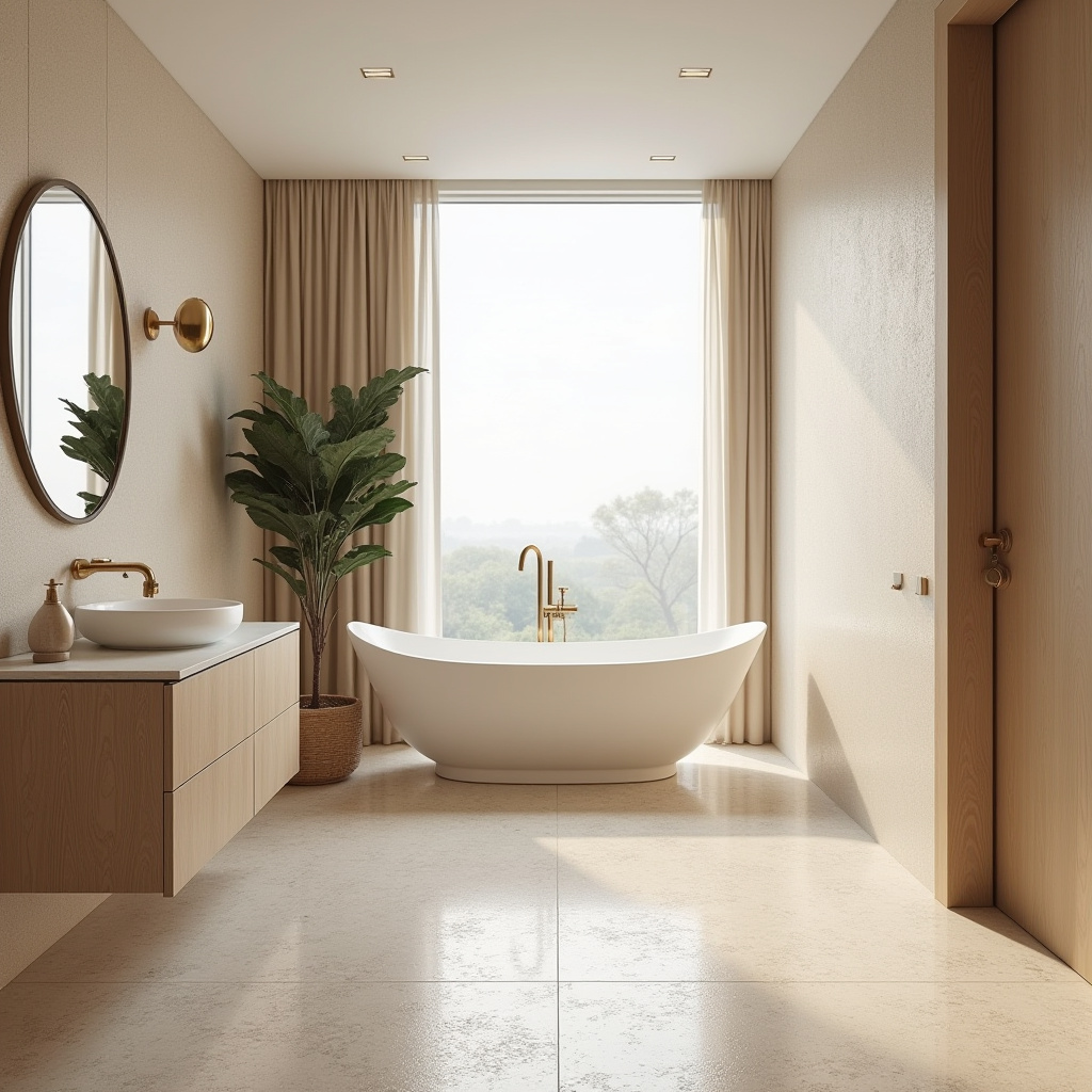 modern beige bathroom 14