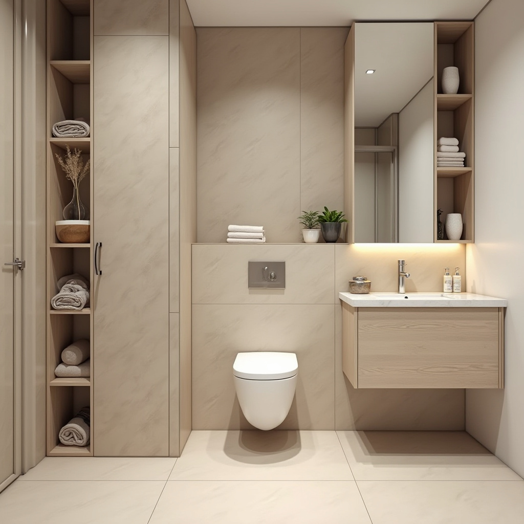 modern beige bathroom 15