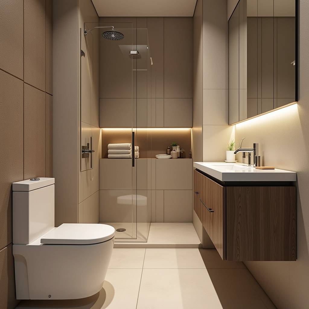 modern beige bathroom 16