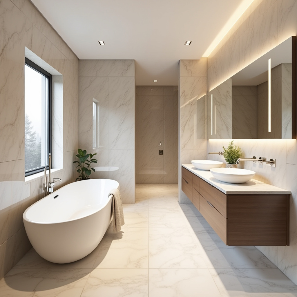 modern beige bathroom 17