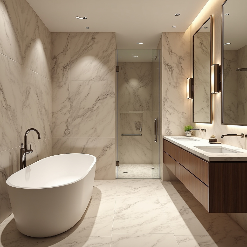 modern beige bathroom 18