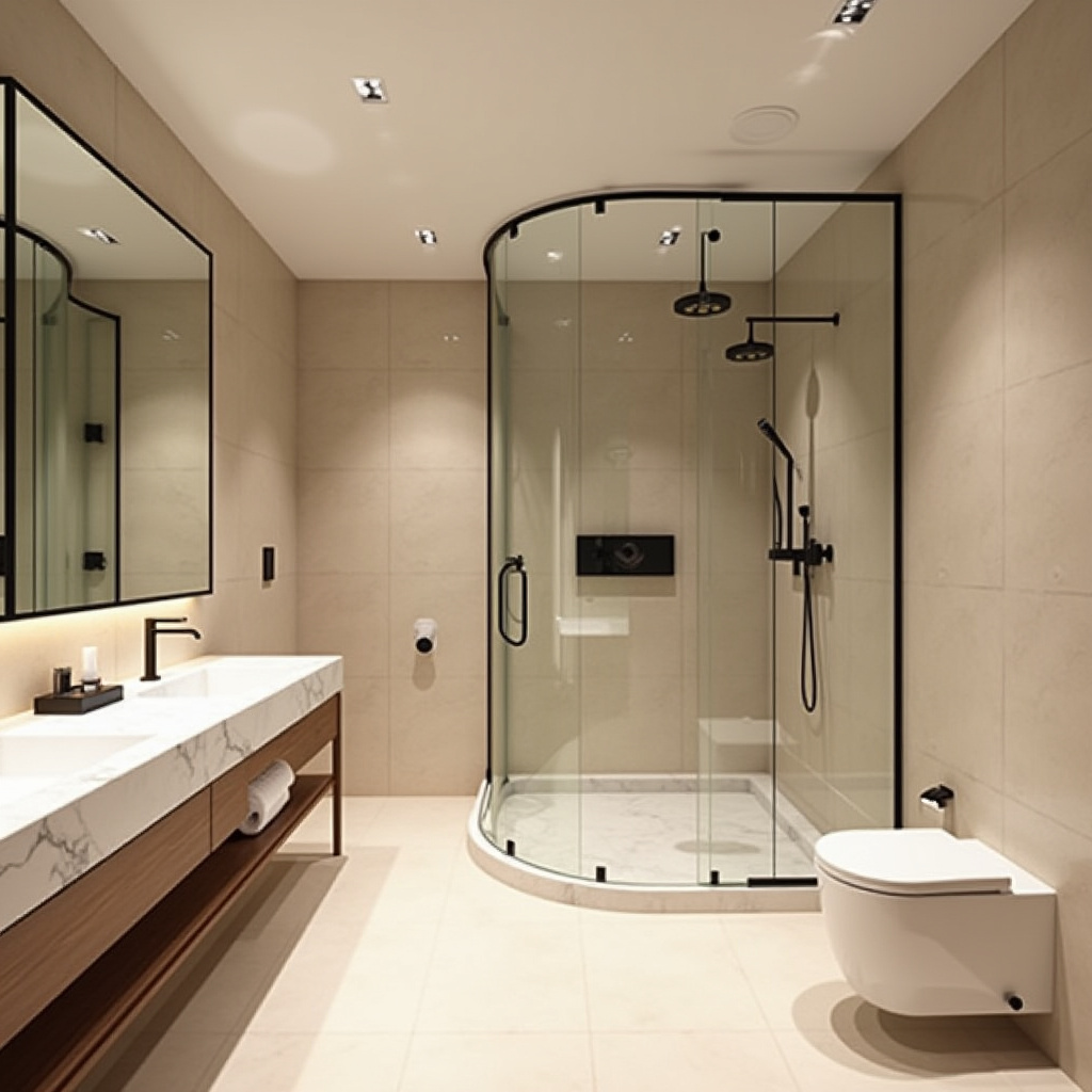 modern beige bathroom 27