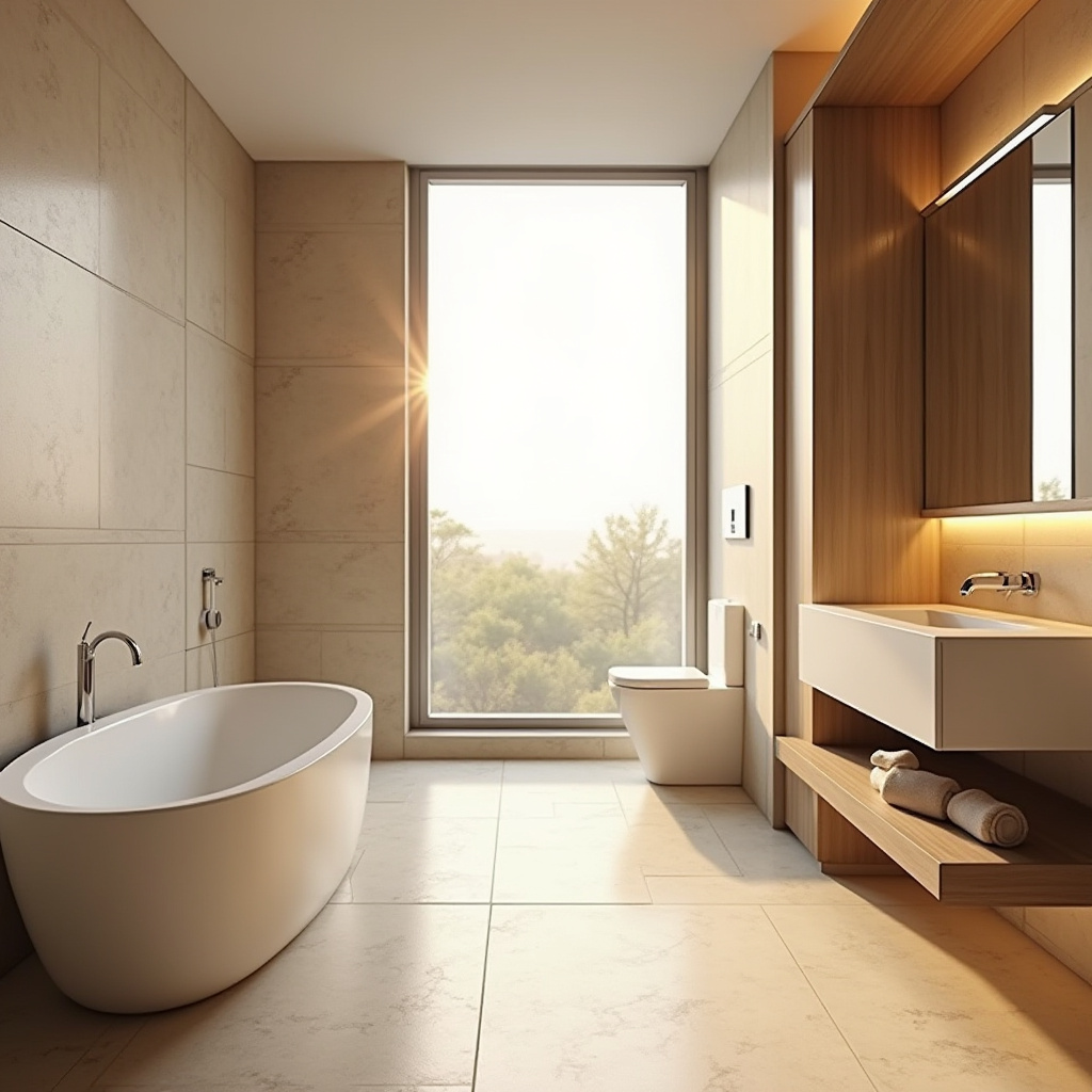 modern beige bathroom 3