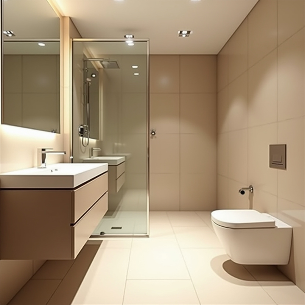 modern beige bathroom 39