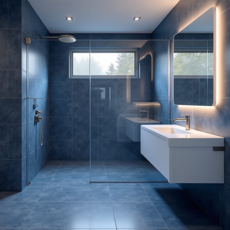modern blue bathroom 1