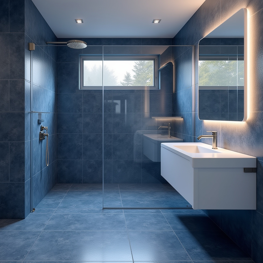 modern blue bathroom 1