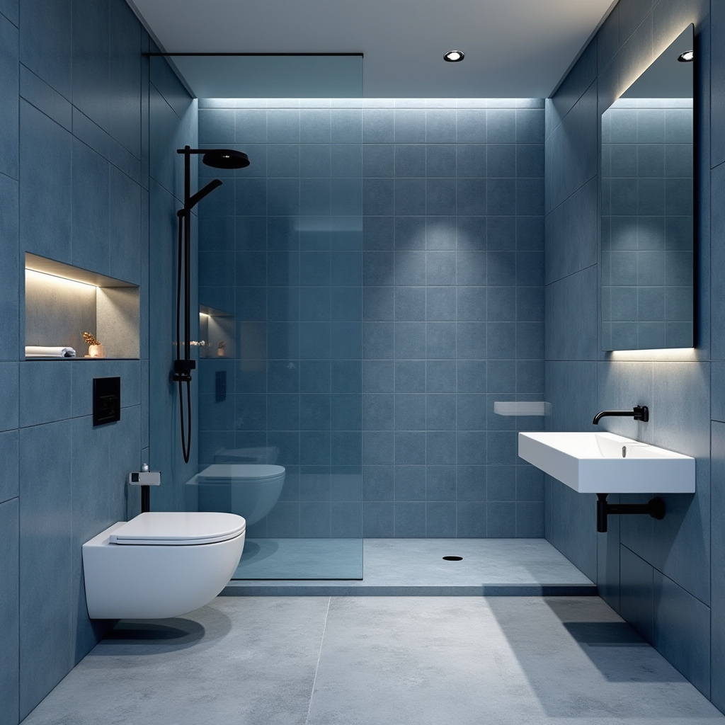 modern blue bathroom 13