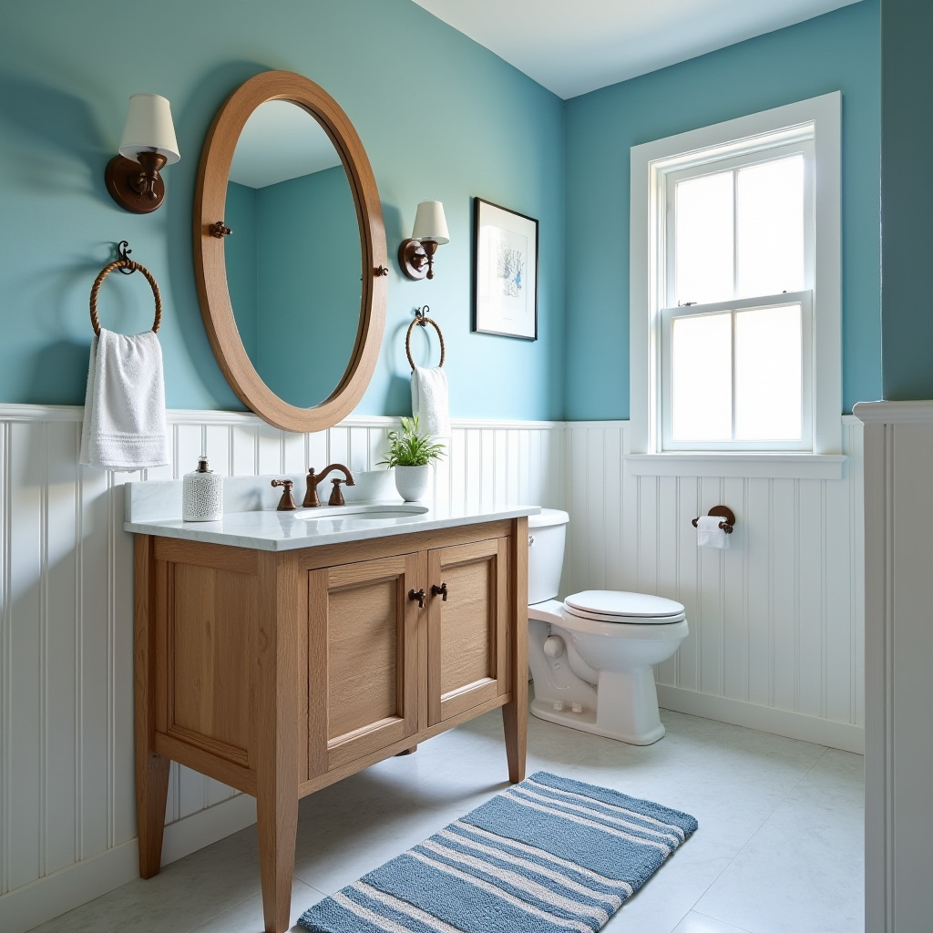 modern blue bathroom 16
