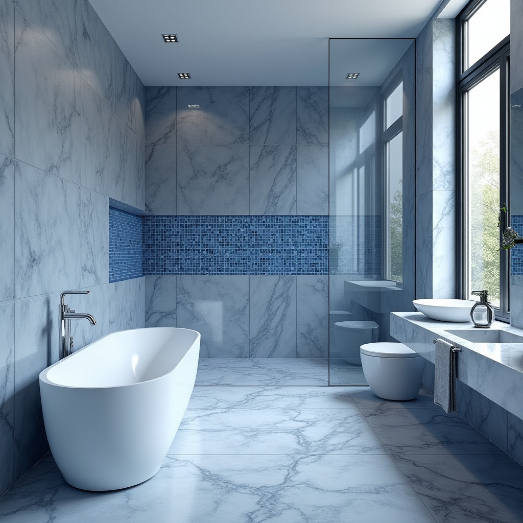 modern blue bathroom 18