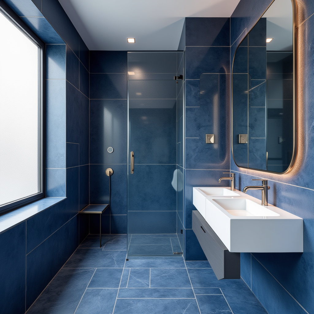 modern blue bathroom 2