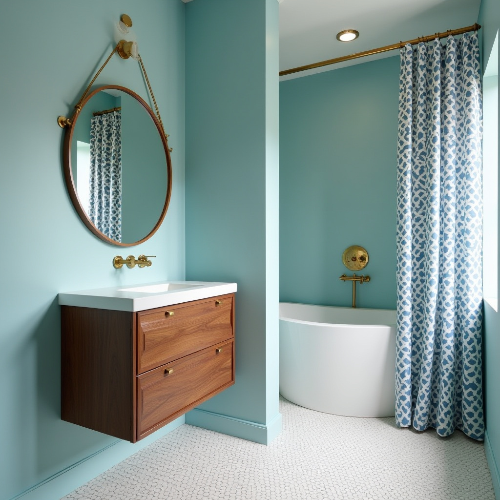 modern blue bathroom 24