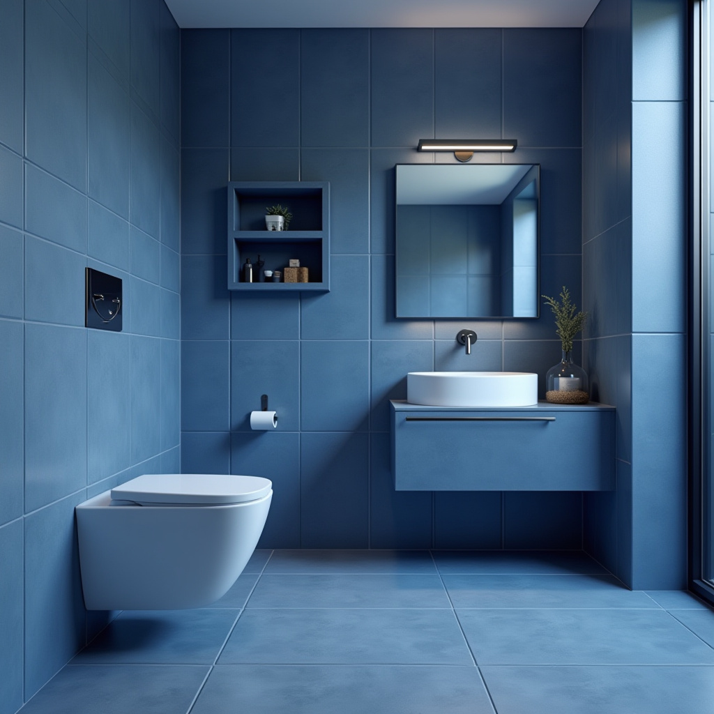 modern blue bathroom 26