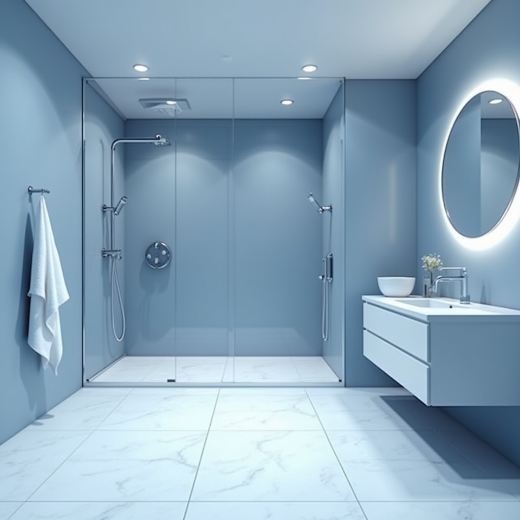modern blue bathroom 29