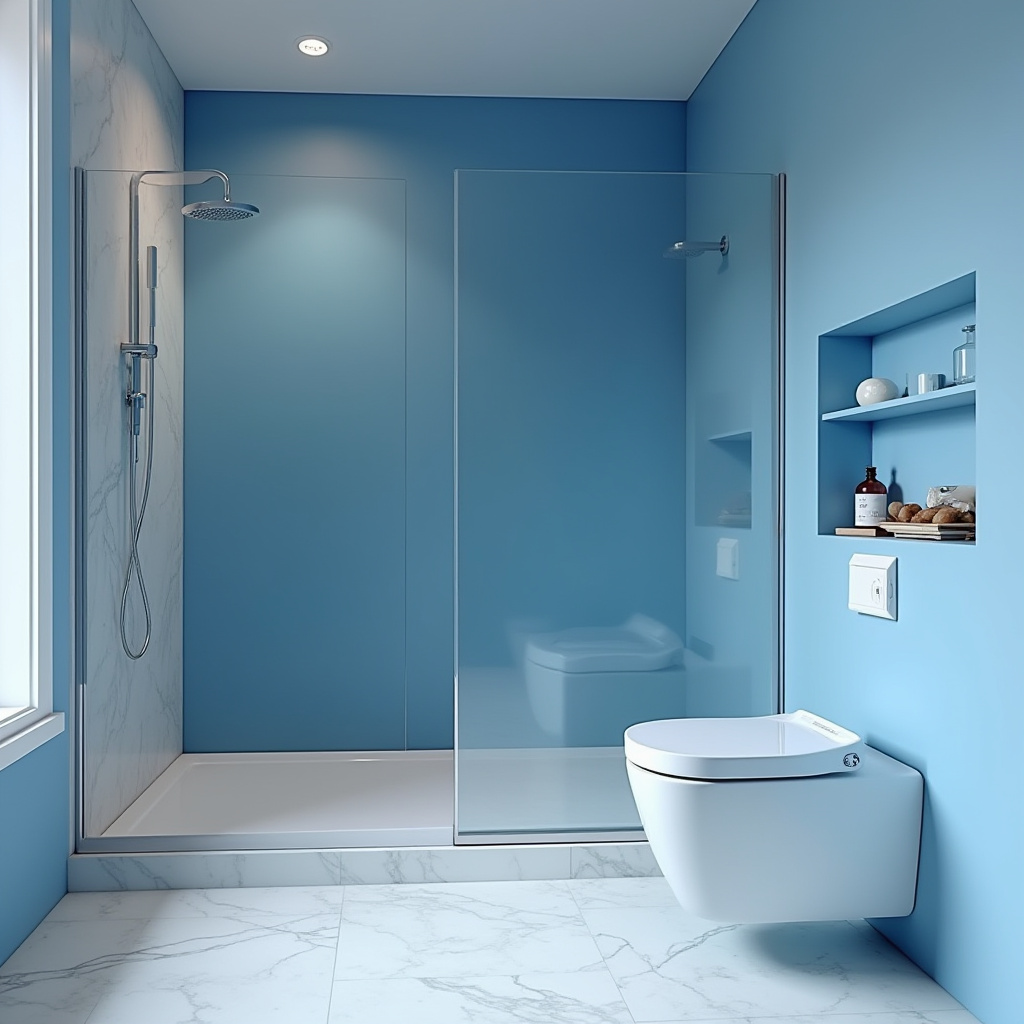 modern blue bathroom 3
