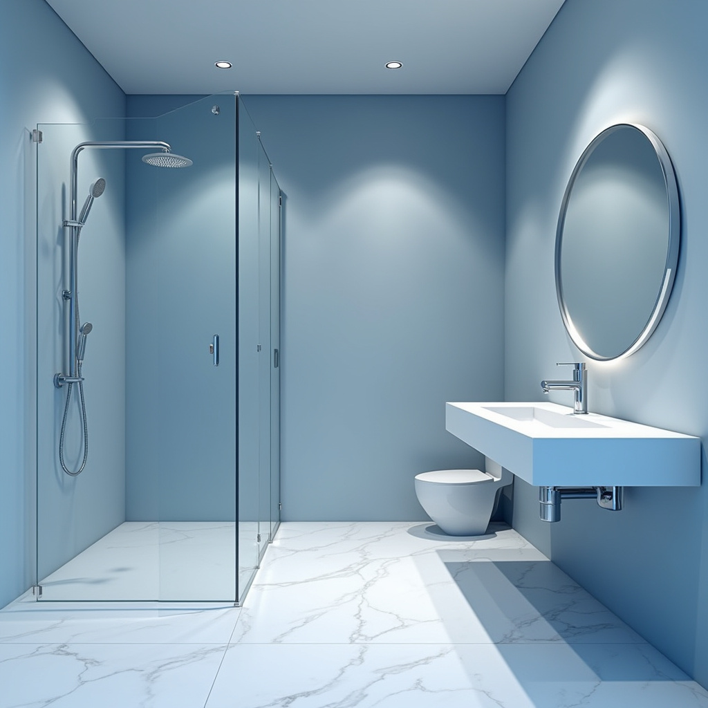 modern blue bathroom 30