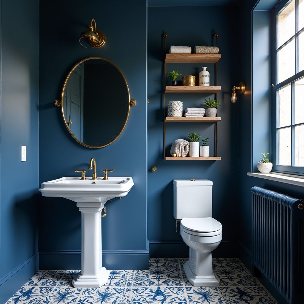 modern blue bathroom 31
