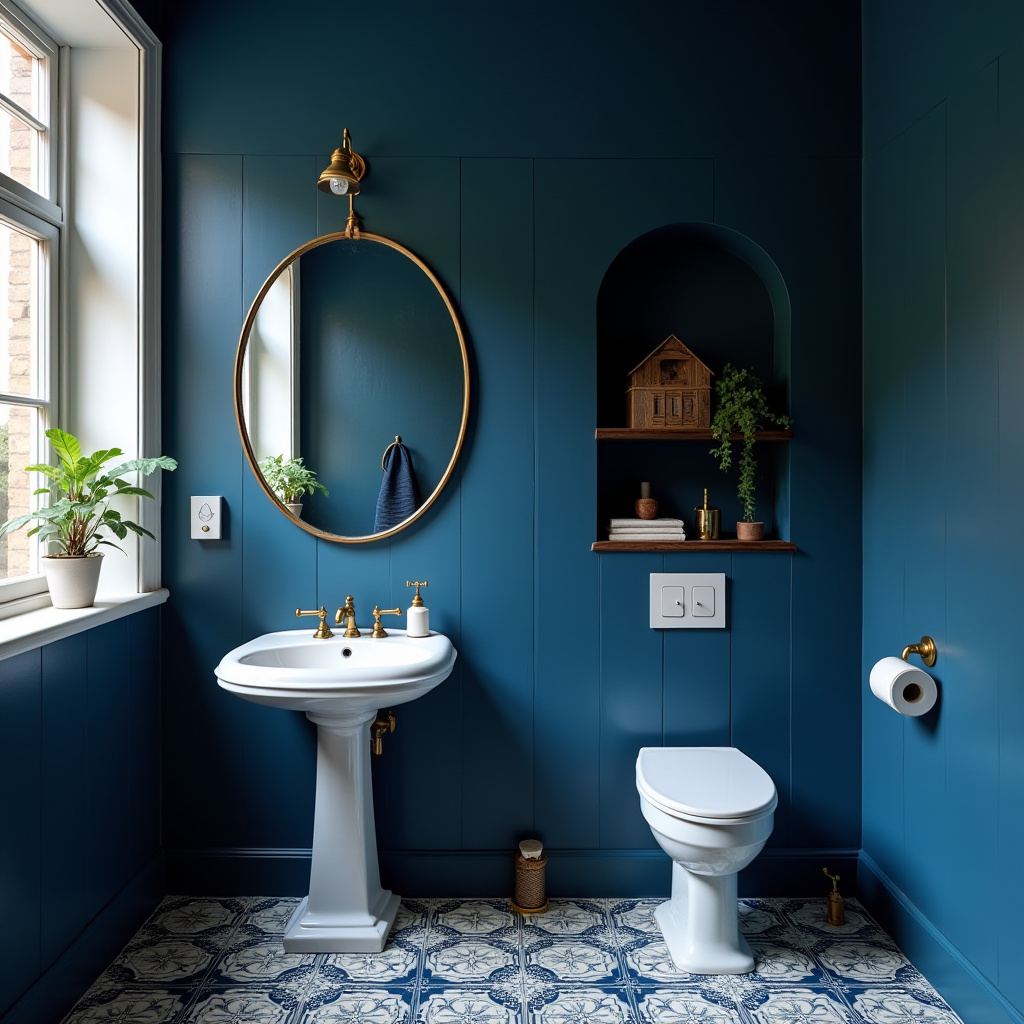modern blue bathroom 32