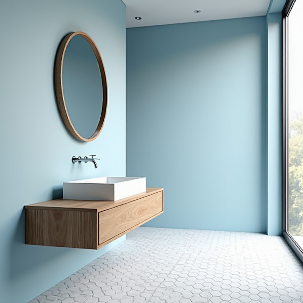 modern blue bathroom 33