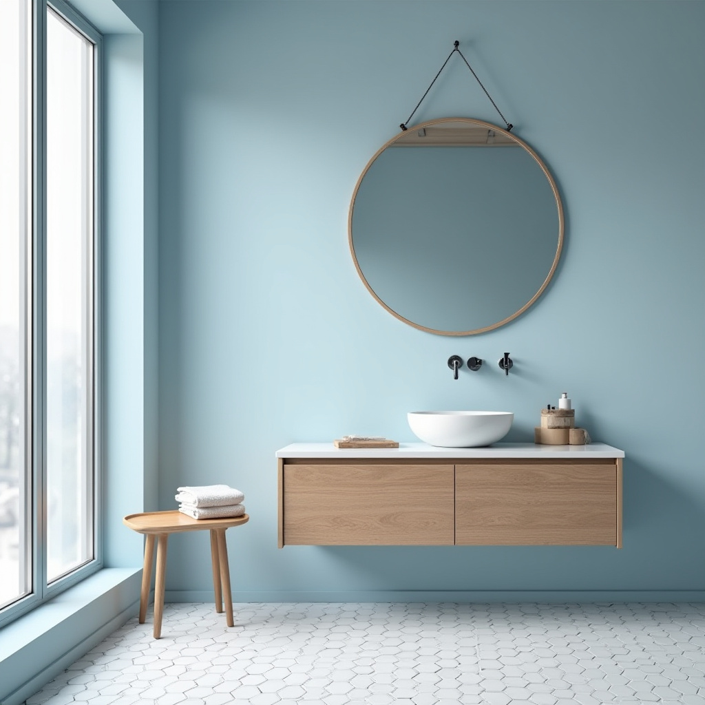 modern blue bathroom 34