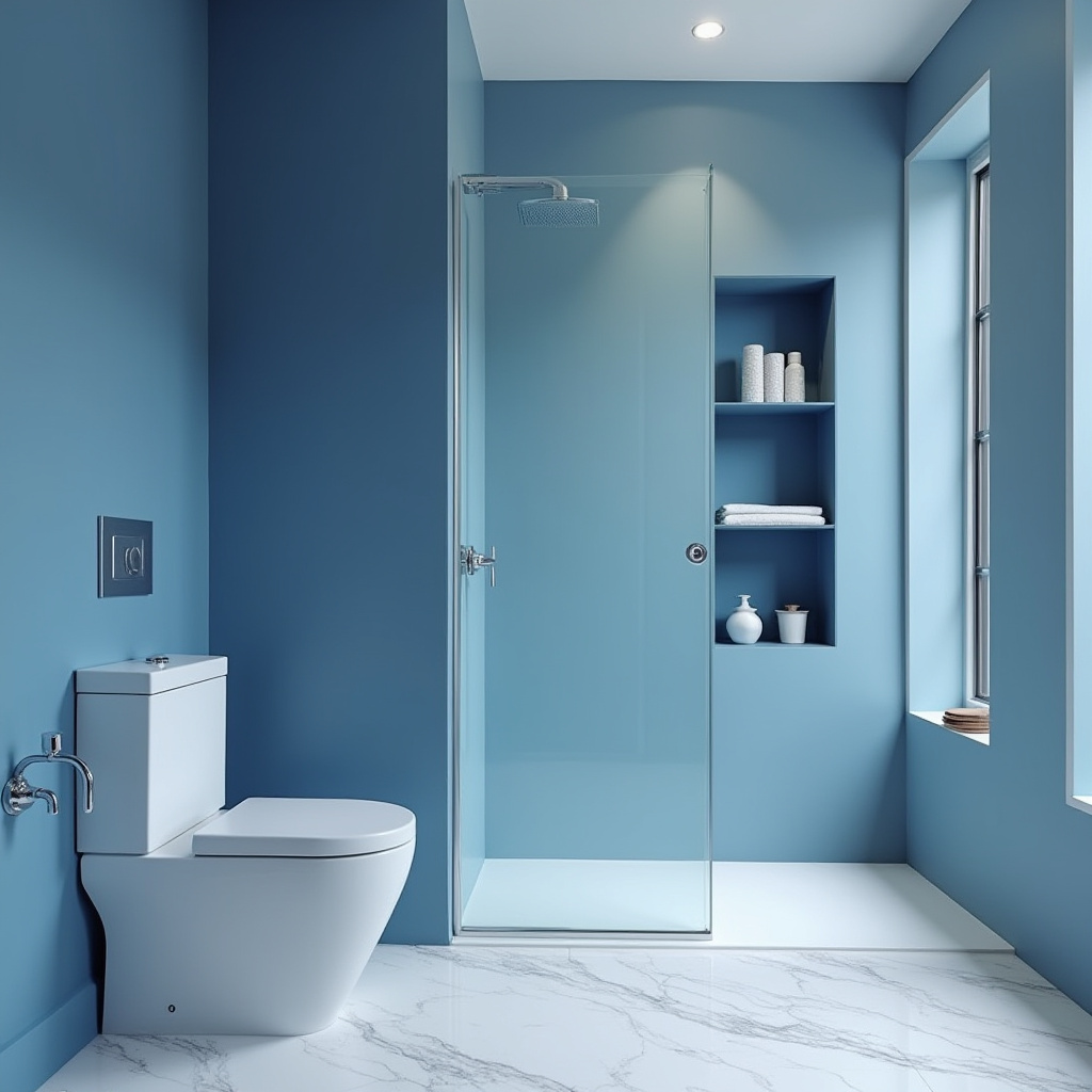 modern blue bathroom 4