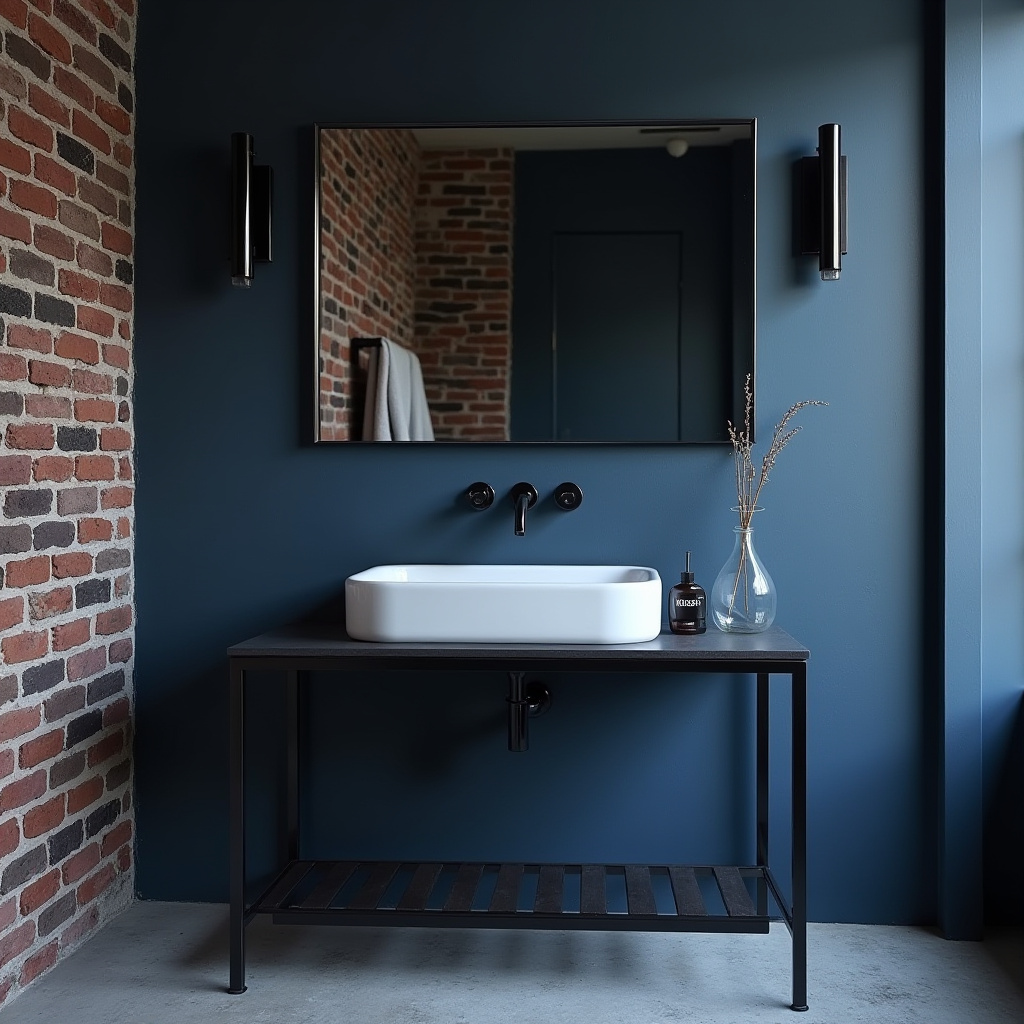 modern blue bathroom 40