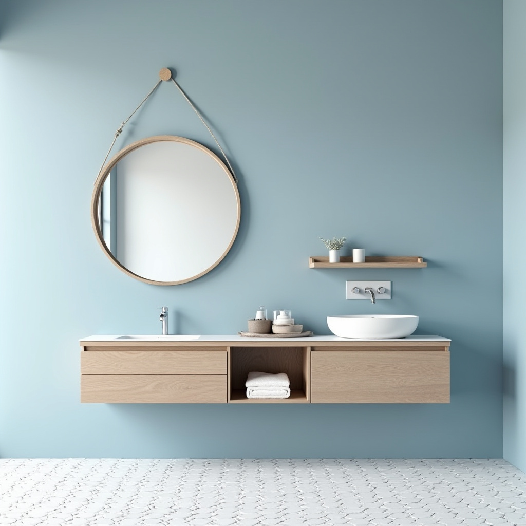 modern blue bathroom 9