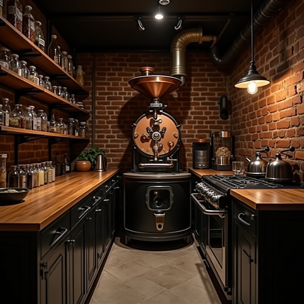 moody basement ideas 23