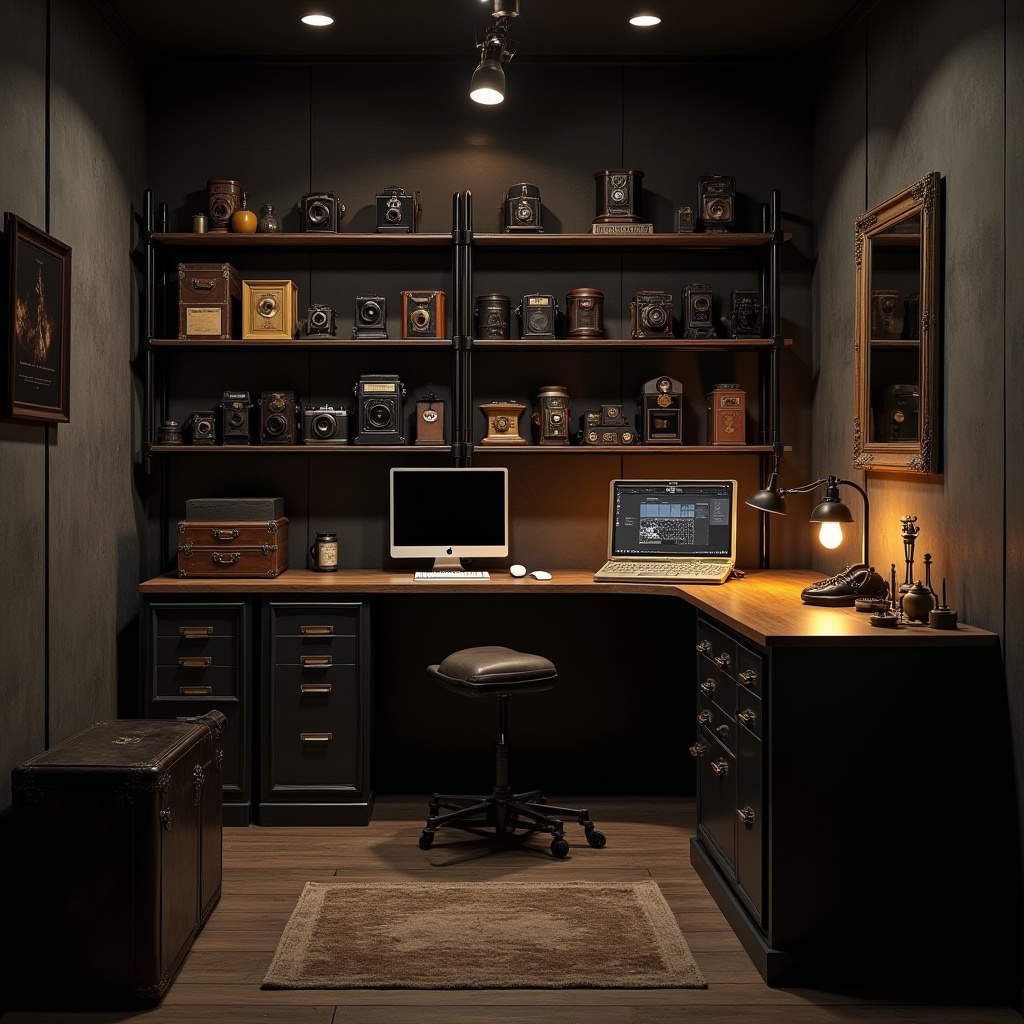 moody basement ideas 28