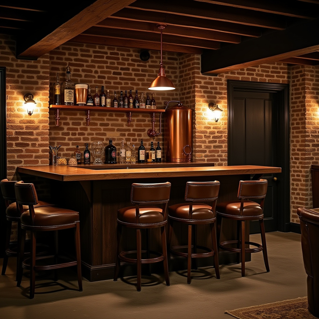 moody basement ideas 31