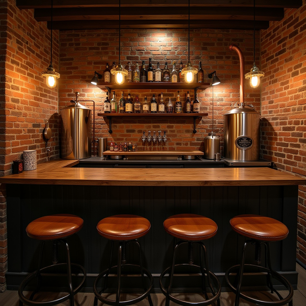 moody basement ideas 32