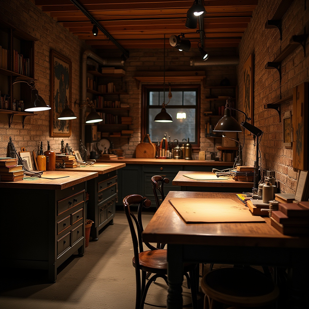 moody basement ideas 35