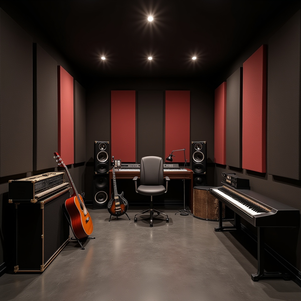 moody basement ideas 37