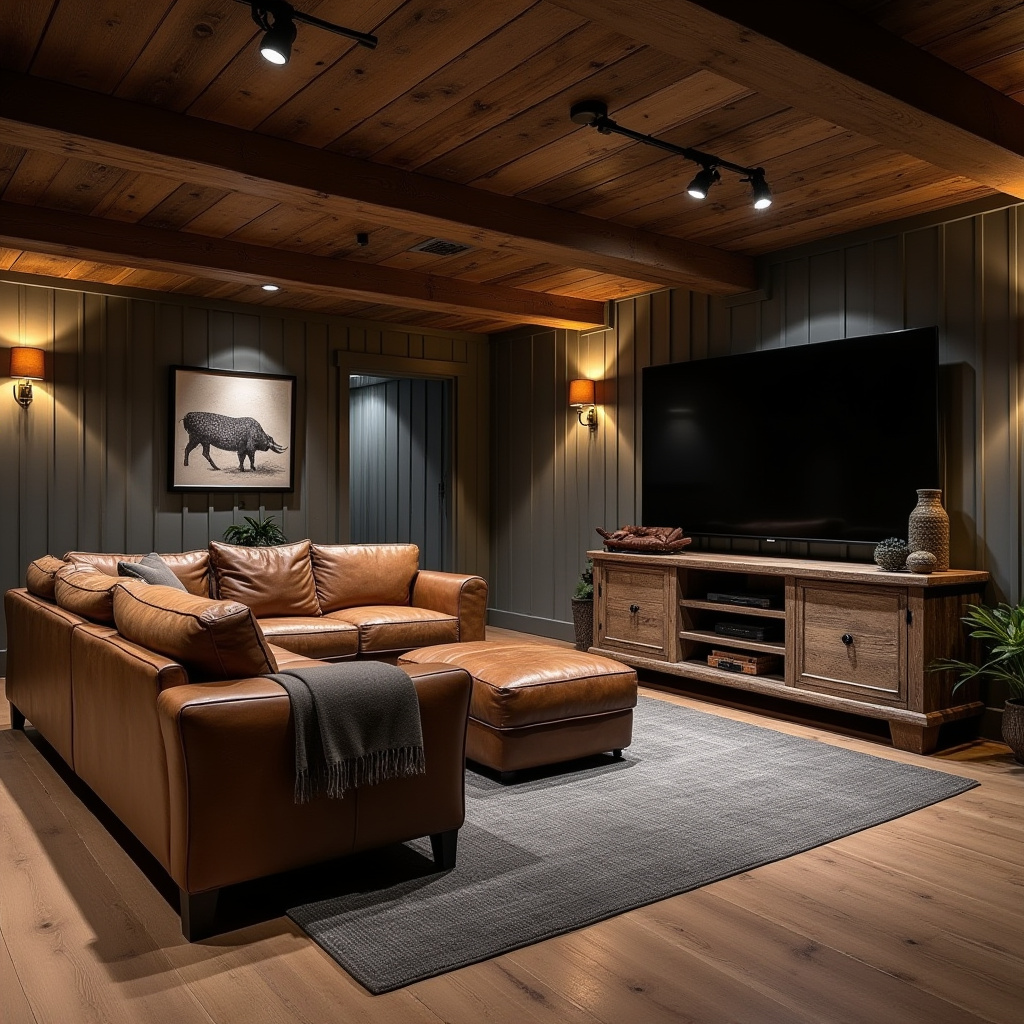moody basement ideas 8