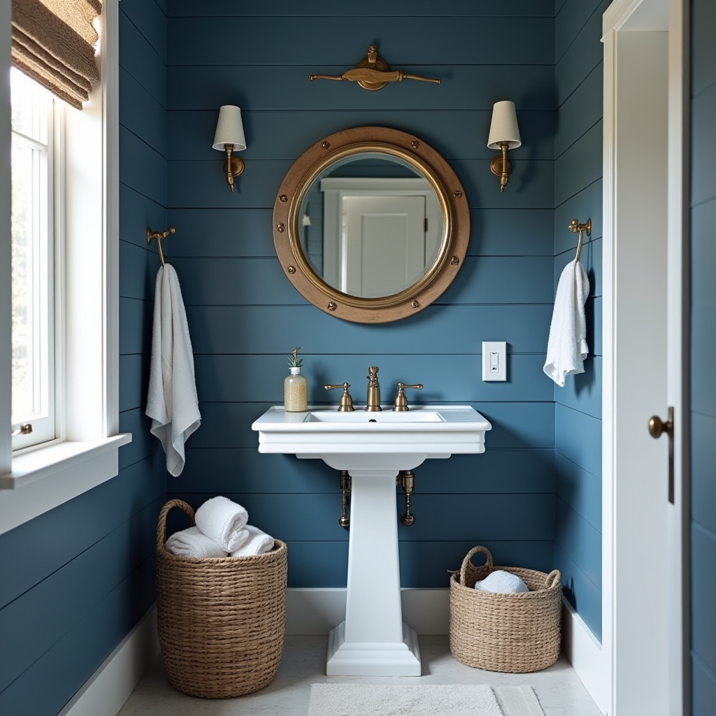 moody blue bathroom 15