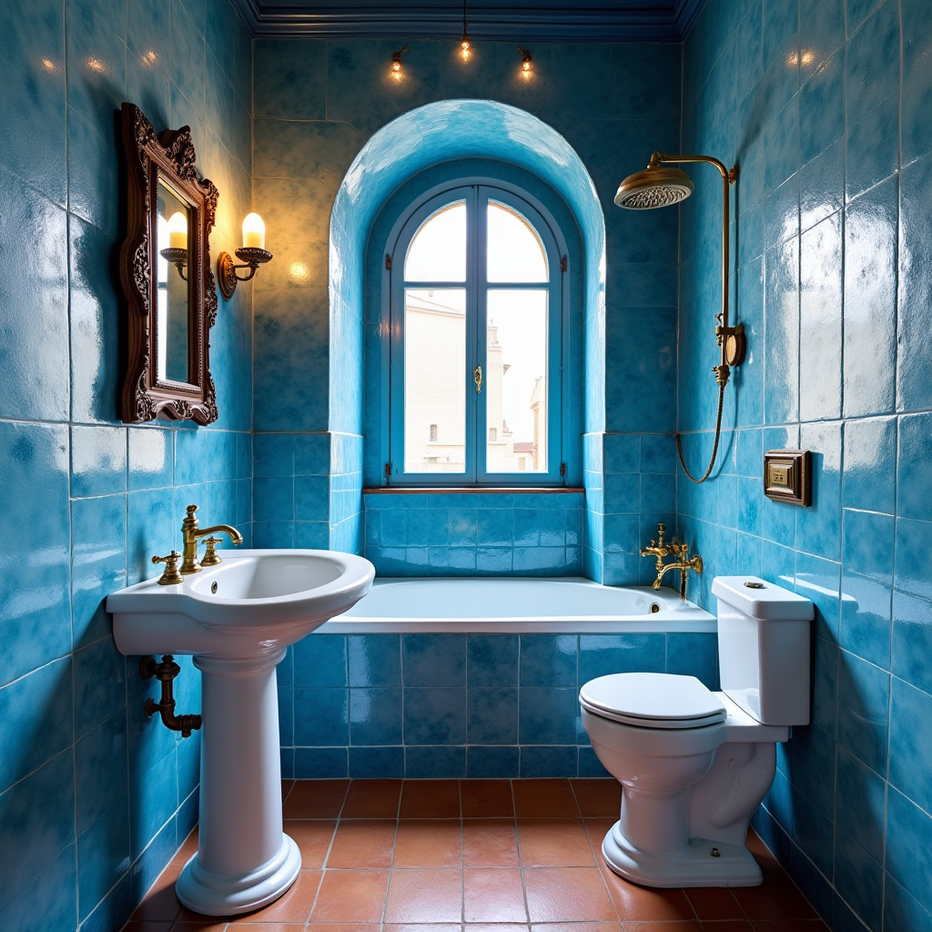 moody blue bathroom 30