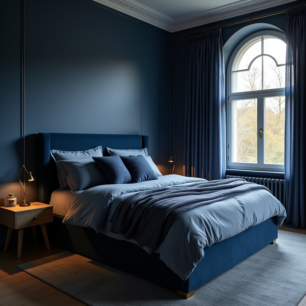 moody blue bedroom 2