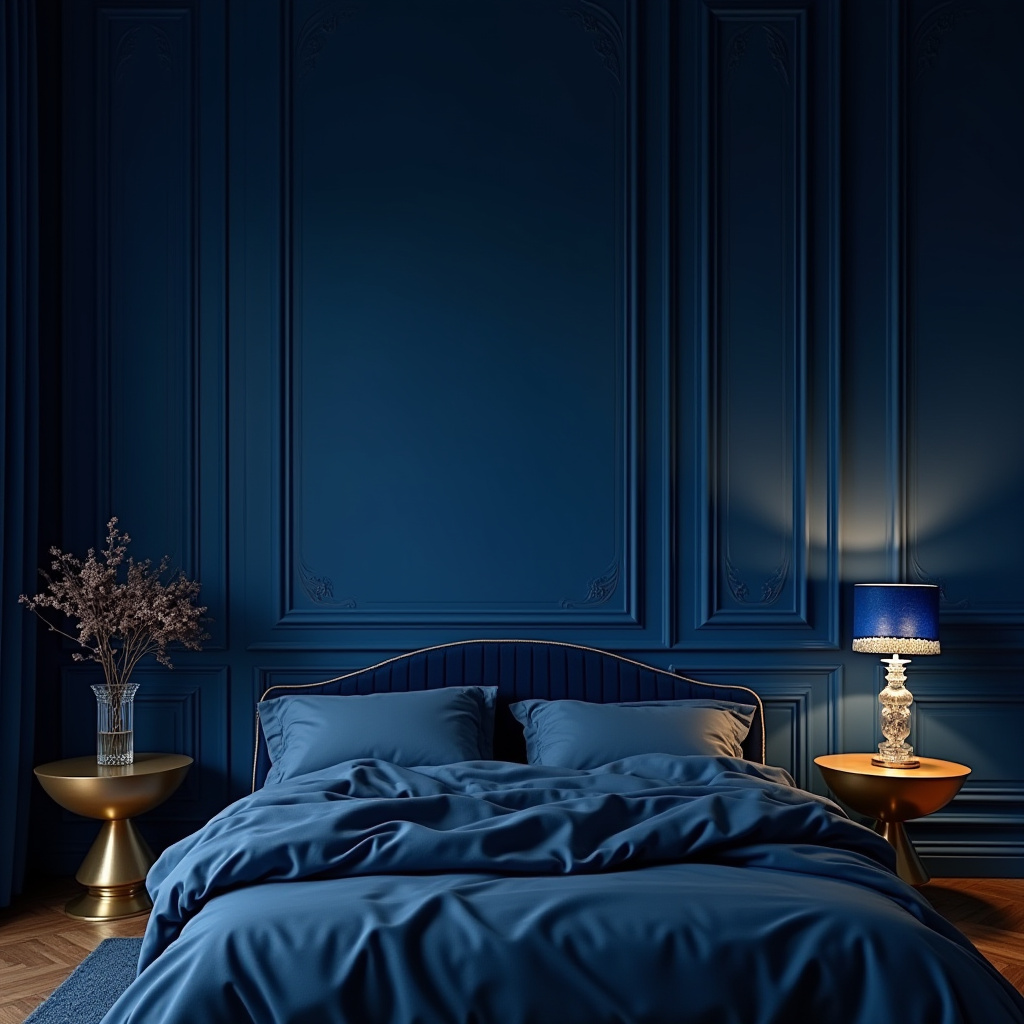 moody blue bedroom 21