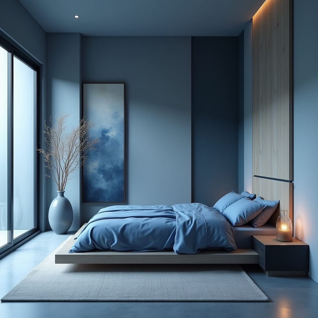 moody blue bedroom 24