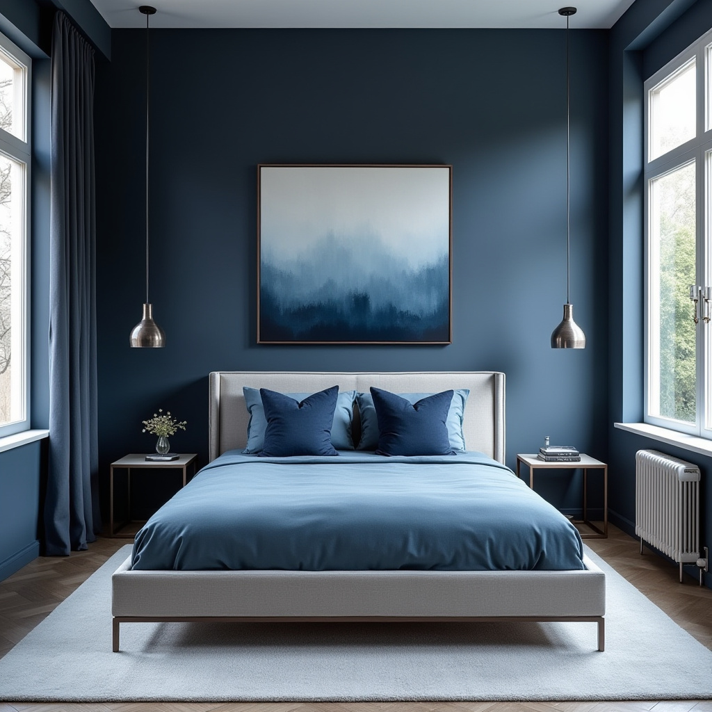 moody blue bedroom 32