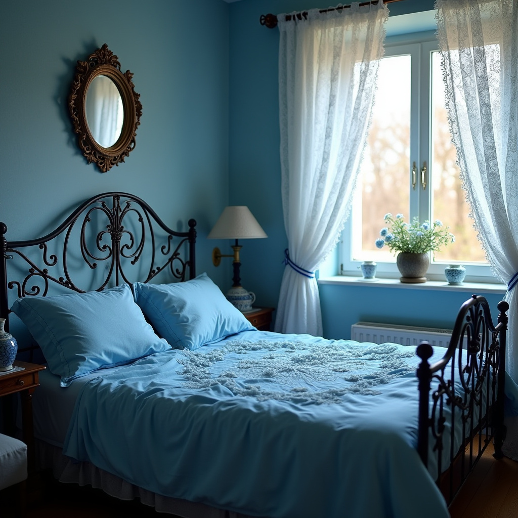 moody blue bedroom 35