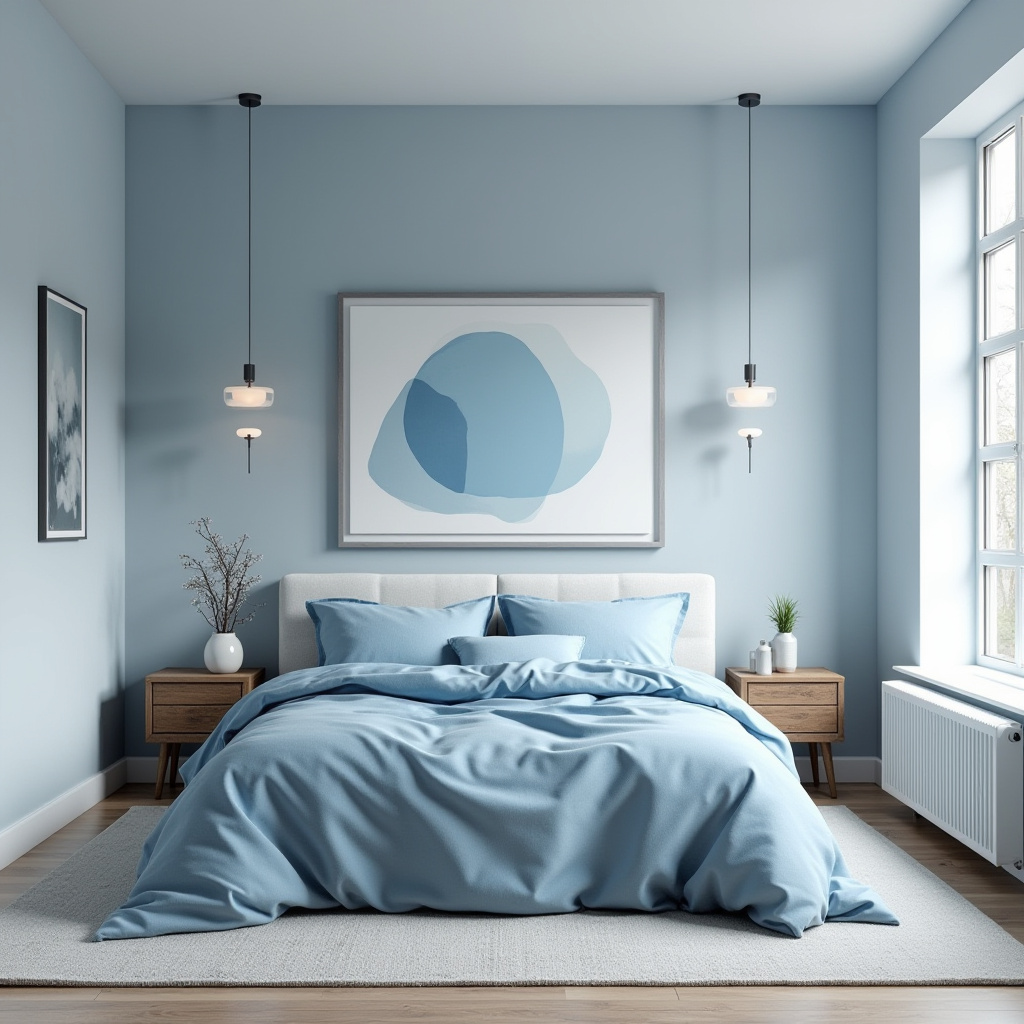 moody blue bedroom 37