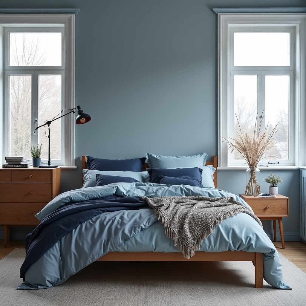moody blue bedroom 5