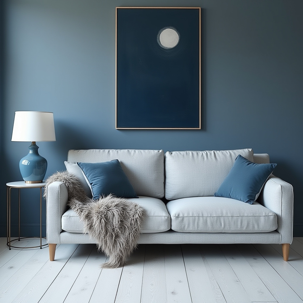 moody blue living room 10
