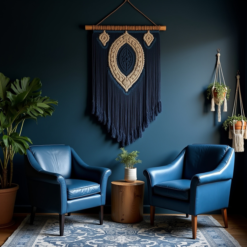 moody blue living room 12