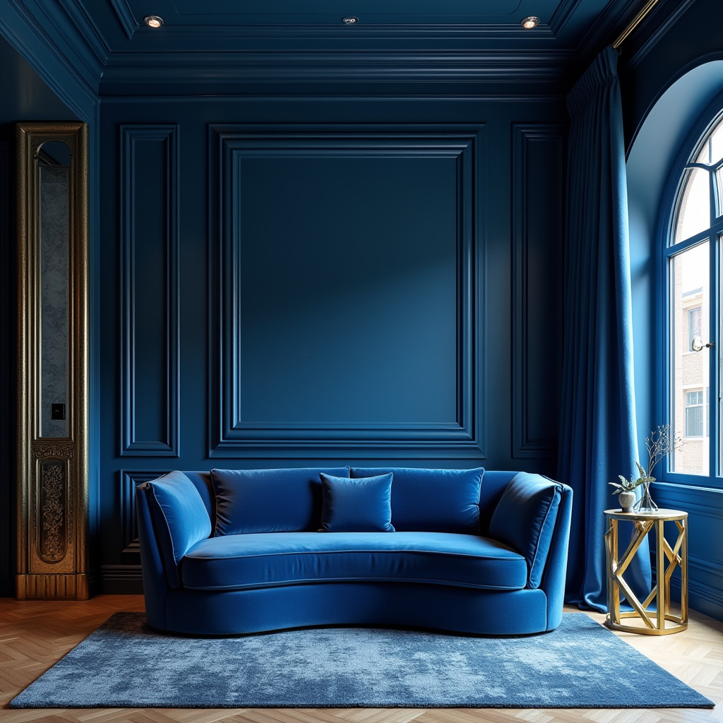 moody blue living room 19