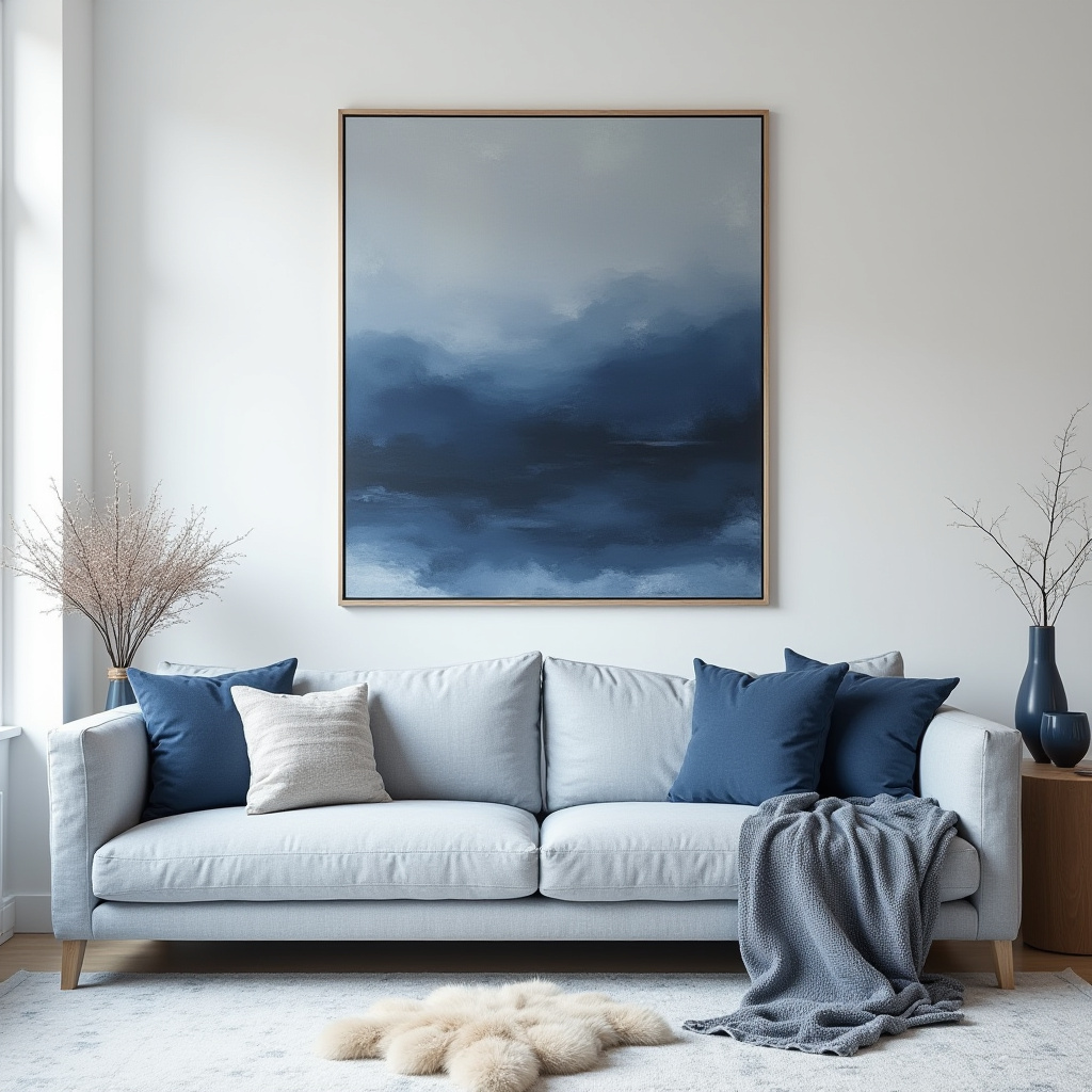 moody blue living room 33