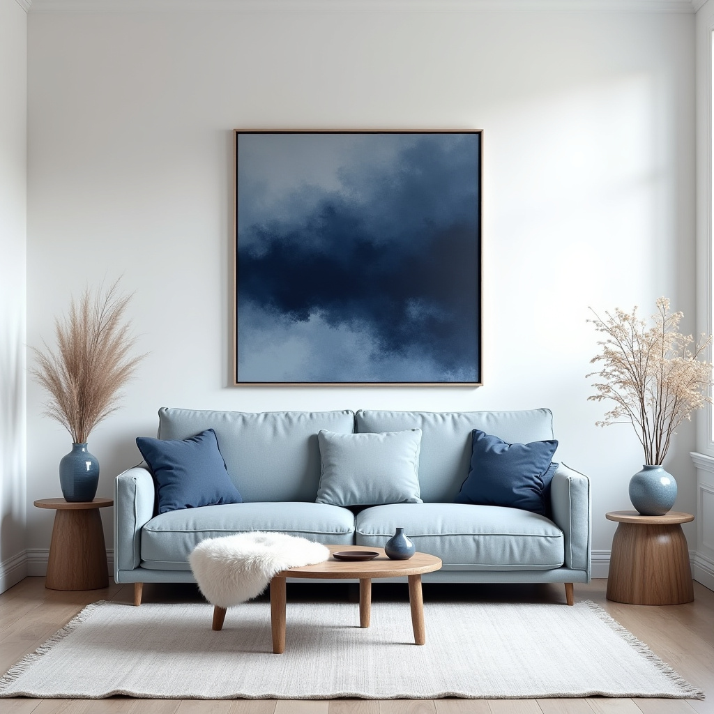 moody blue living room 34