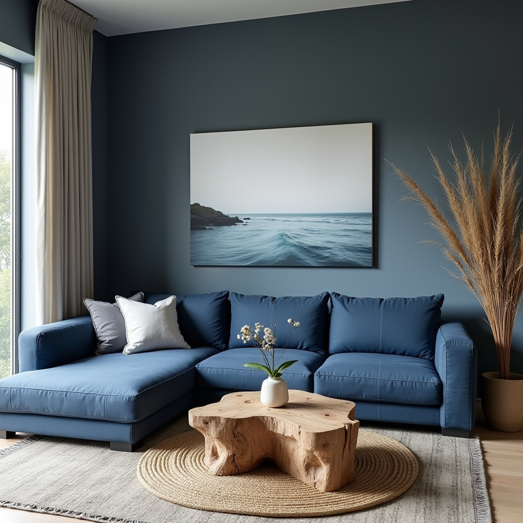 moody blue living room 38