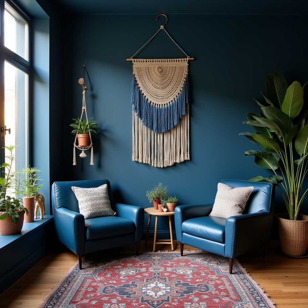 moody blue living room 39